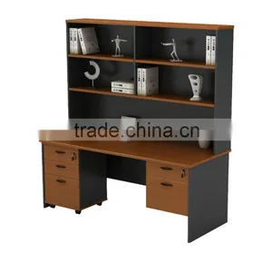 Discount Bow Front Contemporary Executive Desk With Mobile Pedestal thumbnail-6