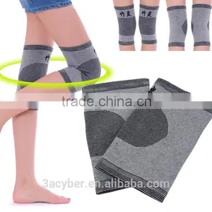 New 1 Pair Sport Elastic Knee Wraps Knee Pad Knee Brace Bamboo Charcoal thumbnail-1