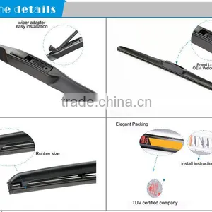 LS 430 LS600h SC300 Smart Flex Hybrid Ls460 Auto Accessories J-Hook Car Arm Windshield Stealth Passenger Wiper Blade thumbnail-5