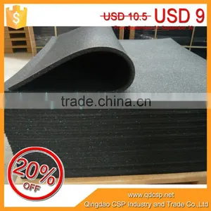 Excellent Elasticity Cheap Gym Black Rubber Mat Price thumbnail-5