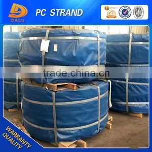 High Tensile 7 Wire 12.7mm PC Unbonded Strand With Blue or Black Color Coating thumbnail-4