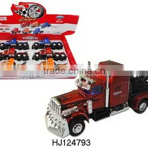 Hot Selling Alloy Drag Head Car Toys, 1:32 Metal Truck Toys, Alloy Model Toys With Light And Music thumbnail-1