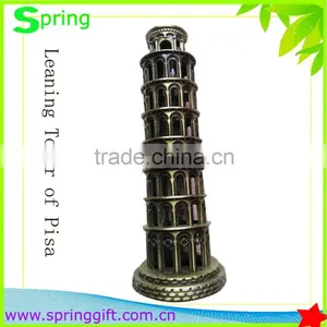 Promotion Gift Metal Leaning Tower of Pisa ITALY Travel Souvenir 3D Buliding thumbnail-1