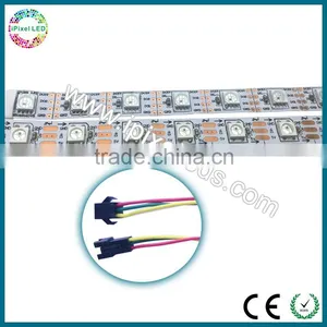 DC5V 14.4W/M Non-waterproof Double Data Line Addressable LED Strip thumbnail-2