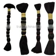 Double Drawn Bulk Hair From India thumbnail-1