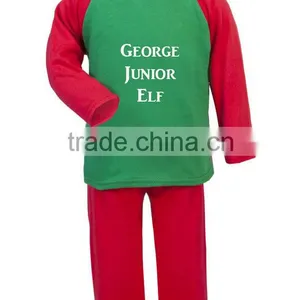 Kids Christmas Pajamas/plain Cotton Pajamas thumbnail-1
