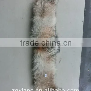 Real Colored Coyote Tail Fur Trim for Glove Scarf Accessories thumbnail-4