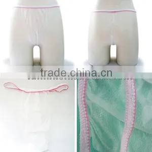2014 Hot Sale Disposable Nonwoven Skin-friendly Female G-string Underwear thumbnail-1