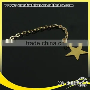 Star Gold Long Necklace Jewelry, Long Tassel Necklace thumbnail-6