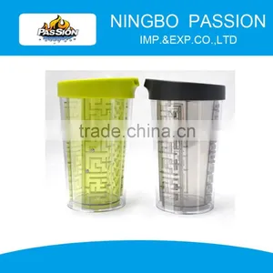 Plastic Maze Double Wall Water Bottle thumbnail-1