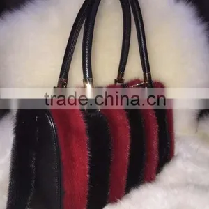 Wholesale Price Lady Mink Fur Hand Bag, Fashion Lady Bag, Ladies Shoulder Bags thumbnail-2