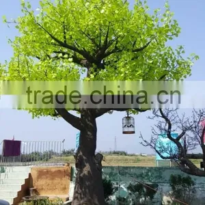 Factory Directly Sale Outdoor And Indoor Decorative Artificial Oak Tree,Fiberglass Artificial Oak Tree Branches And Leaves thumbnail-1