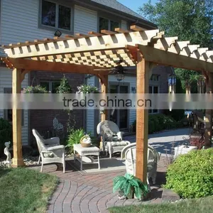 CE,FSC,SGS Certification Wpc Waterproof Best Price Waterproof Wpc Pergola Price thumbnail-1