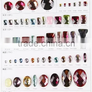 FREE SHIPPING 2015 NEWEST!! LUCKY Highest Quality Flat Back Sew-on Acrylic Starss Diamante With Hole thumbnail-2