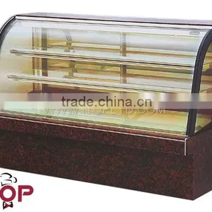Single Curve Chocolate Refrigerator thumbnail-2