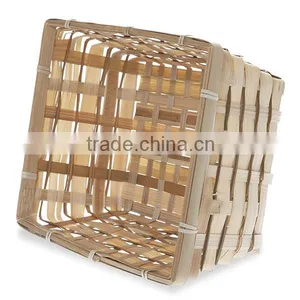 Rectangular Stained Stripes Basket thumbnail-1