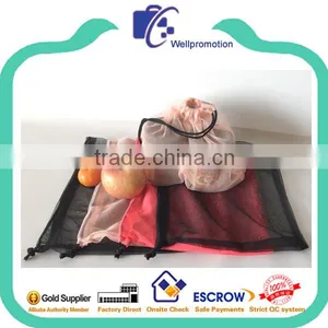 Mesh Small Drawstring Bags for Fruits and Vegetables thumbnail-2