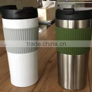 Vacuum Flask Insulated French Press Travel Mug Stainless Steel Tumbler thumbnail-2