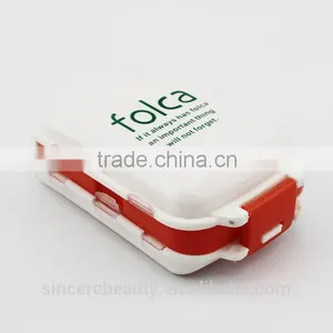 Portable Medicine Plastic Box,8 Case Medicine Box/Folding Three Section Sealing Storage Box thumbnail-6