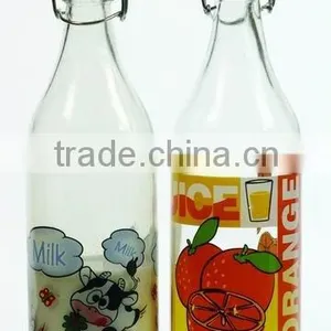 Glass Milk Bottle thumbnail-1