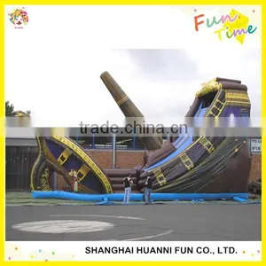 Pirate Ship Inflatable Slide Combo /dry Slide/ Water Slide for Park Party thumbnail-2