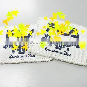 Special Fabric Printing Stiched Cotton Label thumbnail-1