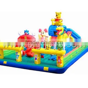 Hot Sale Giant Inflatable Outside Amusement Playground Winnie Fun City thumbnail-1