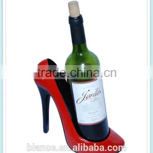 Single Decorative Wine Bottle Holder High Heel Shoe Design thumbnail-1