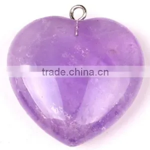 All Kinds Wholesale Heart Shape Crystal Gemstone Pendant Gemstone Jewelry thumbnail-6