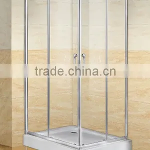 Aluminum Frame Tempered Glass Shower Screen With CE Approvaled thumbnail-1