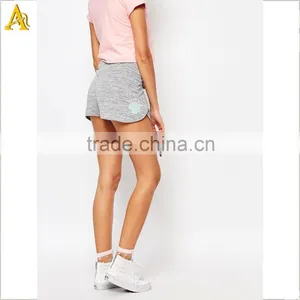 Women Fitness Sport Shorts in Polyester & Spandex With a Side String thumbnail-3