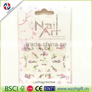 Water Transfer Nail Stickers Manicure Bright Flowers Design Nail Wraps Decoration Nails Decal thumbnail-1