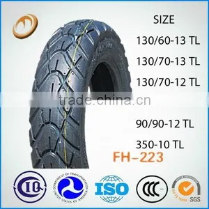 350-10 China Moto Spare Parts Tubeless Motorcycle Tyre Scooter Tyre thumbnail-1