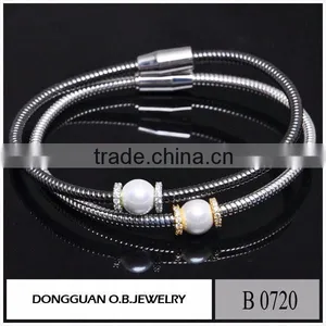 New Items Snake Chain Jewelry Magnet Zircon Bracelet thumbnail-4