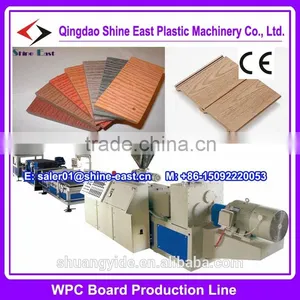 Plastic PVC Windowsill Profile Making Machine / Wpc Plastic Machine thumbnail-1