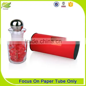 Tea Paper Packaging Tube With Plastic Lid thumbnail-1