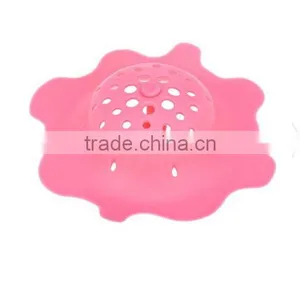 Kitchen Bathroom Drain Cover Trap Basin Hair Filter / Silicone Sewer Drain Cover Basin Sink Strainer thumbnail-3