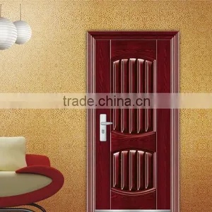China New Residential Single Leaf Steel Security Door thumbnail-1