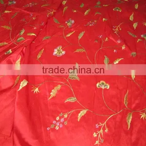 EXCLUSIVE EMBRODARY SILK FABRIC thumbnail-1