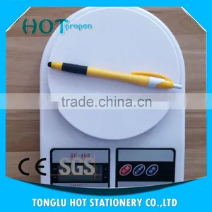 Promotion Click Action Screen Touch Ball Pen With Soft Grip, Colored Barrel Pen thumbnail-3