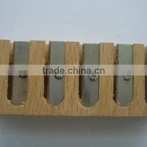 New Multi-function Five Holes Wooden Big Pencil Sharpener thumbnail-5