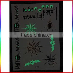 Halloween Glow in the Dark Temporary Tattoo thumbnail-1