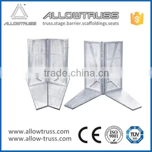 High Quality Aluminum Foldable Streight Parking Crowd Control Barrier thumbnail-3