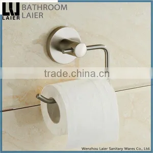 China Manufacture Zinc Alloy Brush Nicked Bathroom Sanitary Items Wall Mounted Toilet Paper Holder thumbnail-1