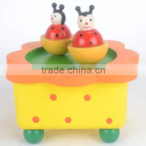 Baby Children Dancing Figure Wooden Musical Money Box Music Box thumbnail-2