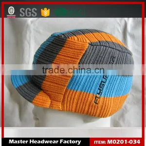 Hip Hop Crochet Captain America Beanie Hat thumbnail-1