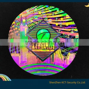 New Arrival Custom 3d Hologram Sticker PET Hologram Printing thumbnail-1
