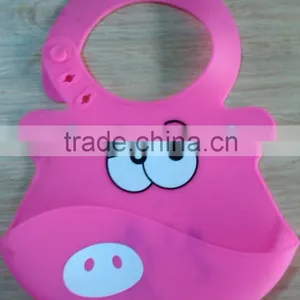 2015 New Can Customized Food Grade Silicone Adult Baby Bib thumbnail-1