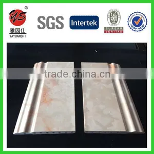 12cm Pvc Imitation Marble Decorative Line Pvc Skirting Board thumbnail-4