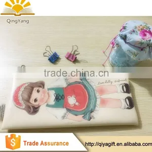 Fashion Funny Clear Cartoon Wholesale pu School Unbranded Pencil Case Pattern Customizable for Girl thumbnail-1